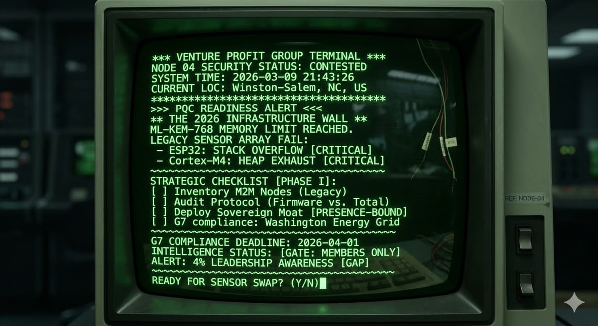 Node 04: PQC Readiness & The 2026 Infrastructure Wall