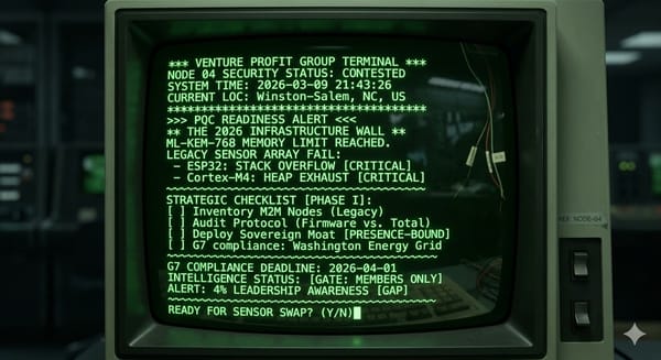 Node 04: PQC Readiness & The 2026 Infrastructure Wall